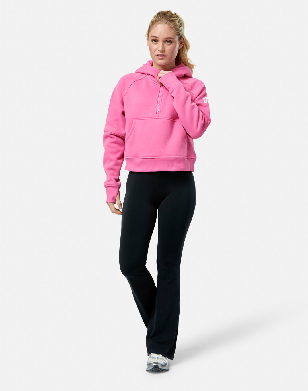 Gym+Coffee Sierra Half Zip Ladies Top - Bog Dog Running