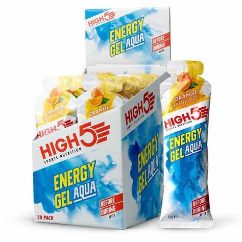 High 5 Energy Gel Aqua 60ml - Bog Dog Running