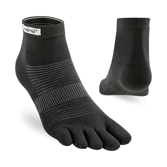 Injinji Run LW Mini Crew Sock - Bog Dog Running