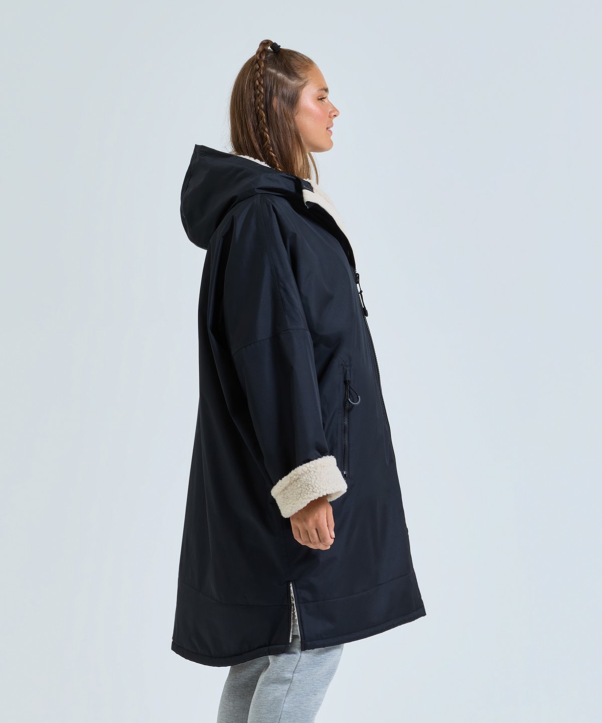 The Run The Grim Reaper Dry Robe - Bog Dog Running