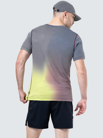 Ronhill Men's Tech Golden Hour Tee - Bog Dog Running