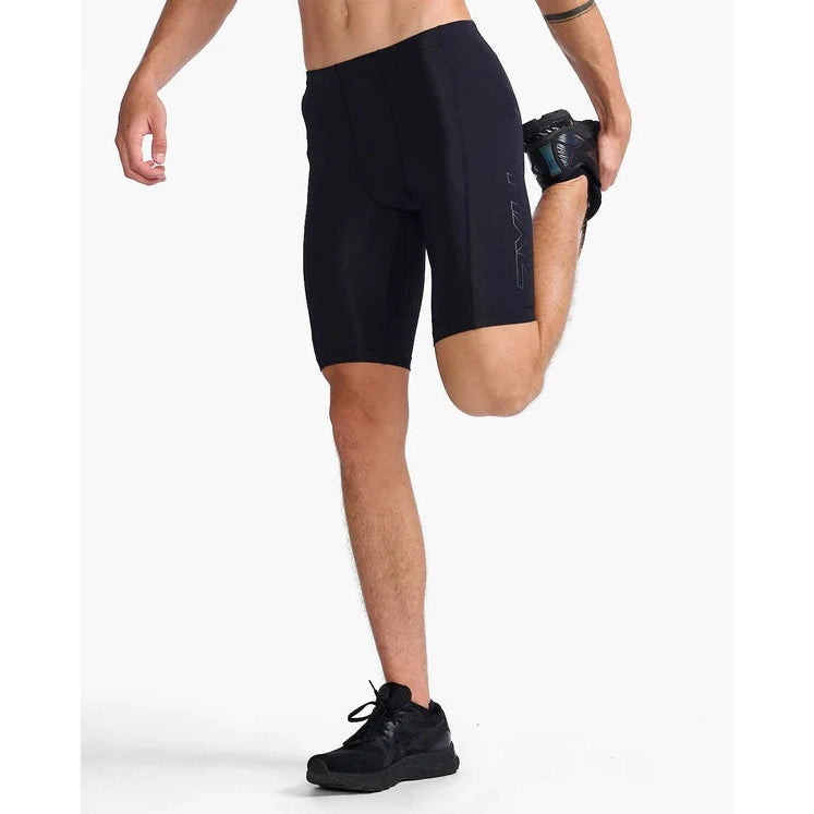 2XU Men's Core Compression Shorts Bog Dog Running