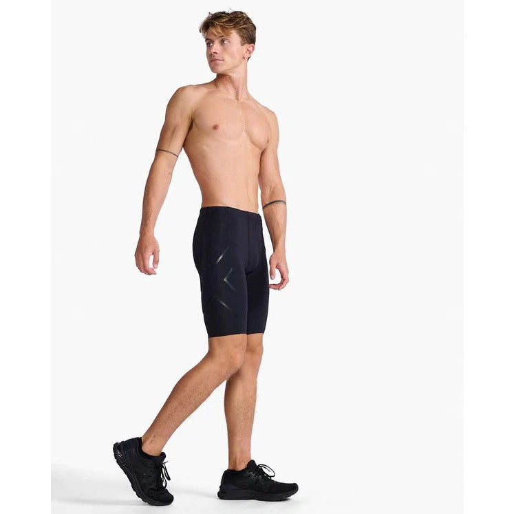 2XU Men's Core Compression Shorts Bog Dog Running