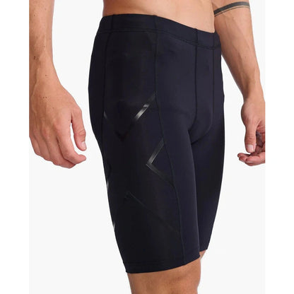 2XU Men's Core Compression Shorts Bog Dog Running