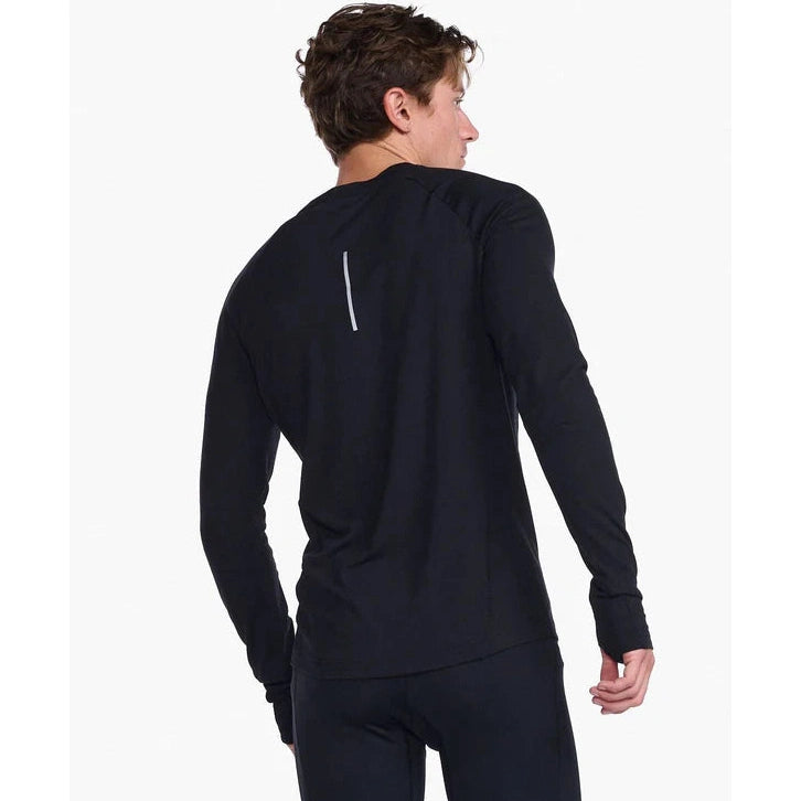 2XU Men's Ignition Long Sleeve Baselayer Top Bog Dog Running
