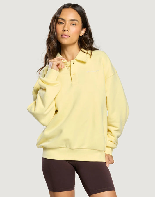 Gym+Coffee Daily Collared Women's Sweatshirt