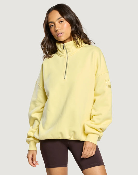Gym + Coffee Sierra Half Zip Sweatshirt - Bog Dog Running