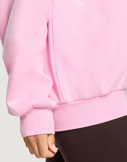 Gym+Coffee Daily Snap Collar Women's Sweatshirt