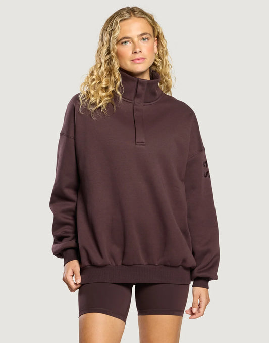 Gym+Coffee  Snap Collar Sierra Sweatshirt