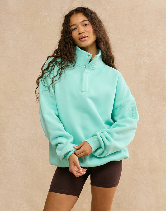 Gym+Coffee  Snap Collar Sierra Sweatshirt - Bog Dog Running