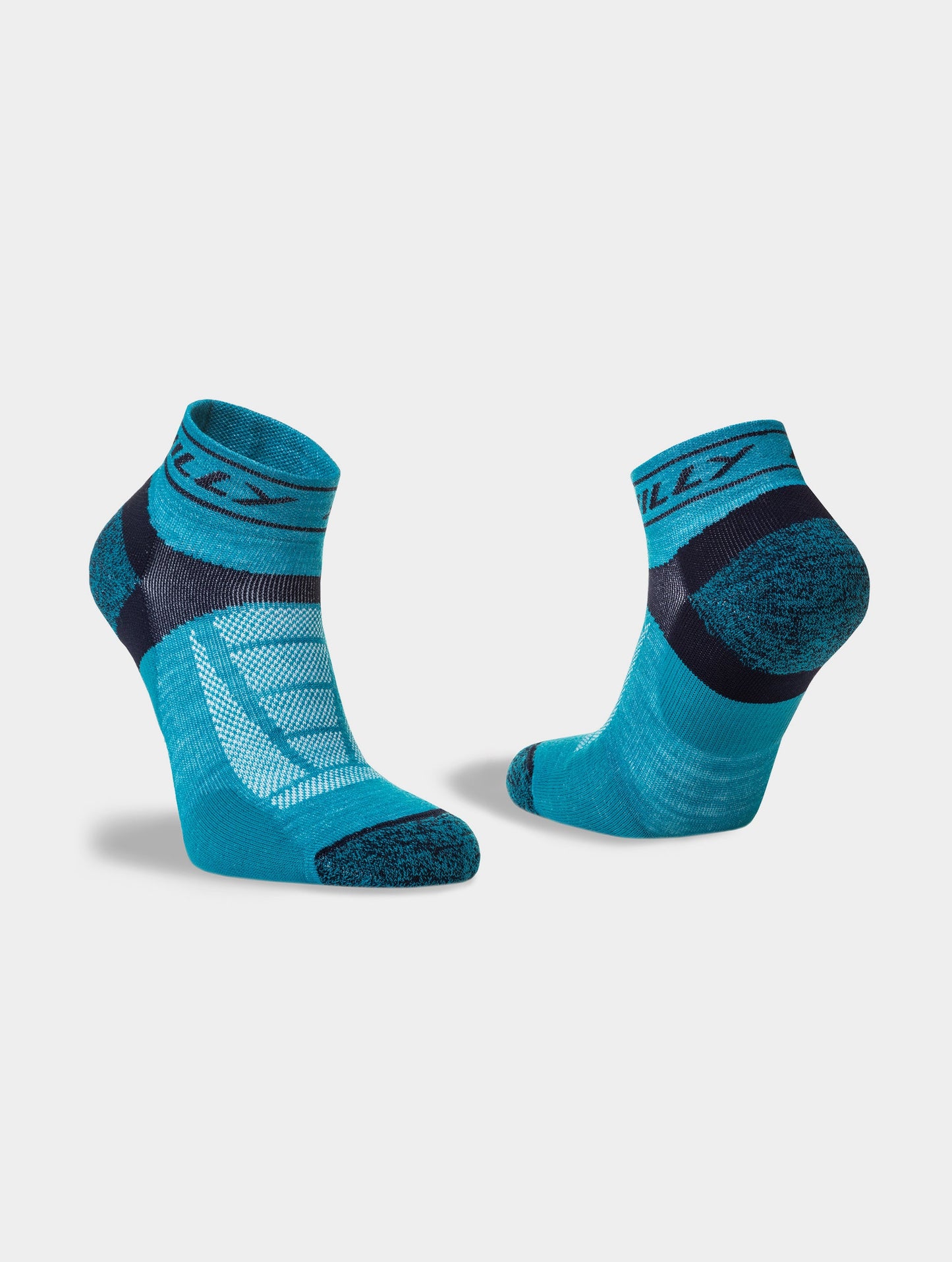 Hilly Unisex Trail Quarter Medium Cushioning Sock - Bog Dog Running