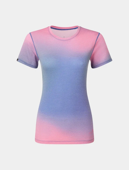 Ronhill Women's Tech Golden Hour Tee - Bog Dog Running