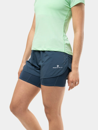 Ronhill Core Women's Twin Short - Bog Dog Running