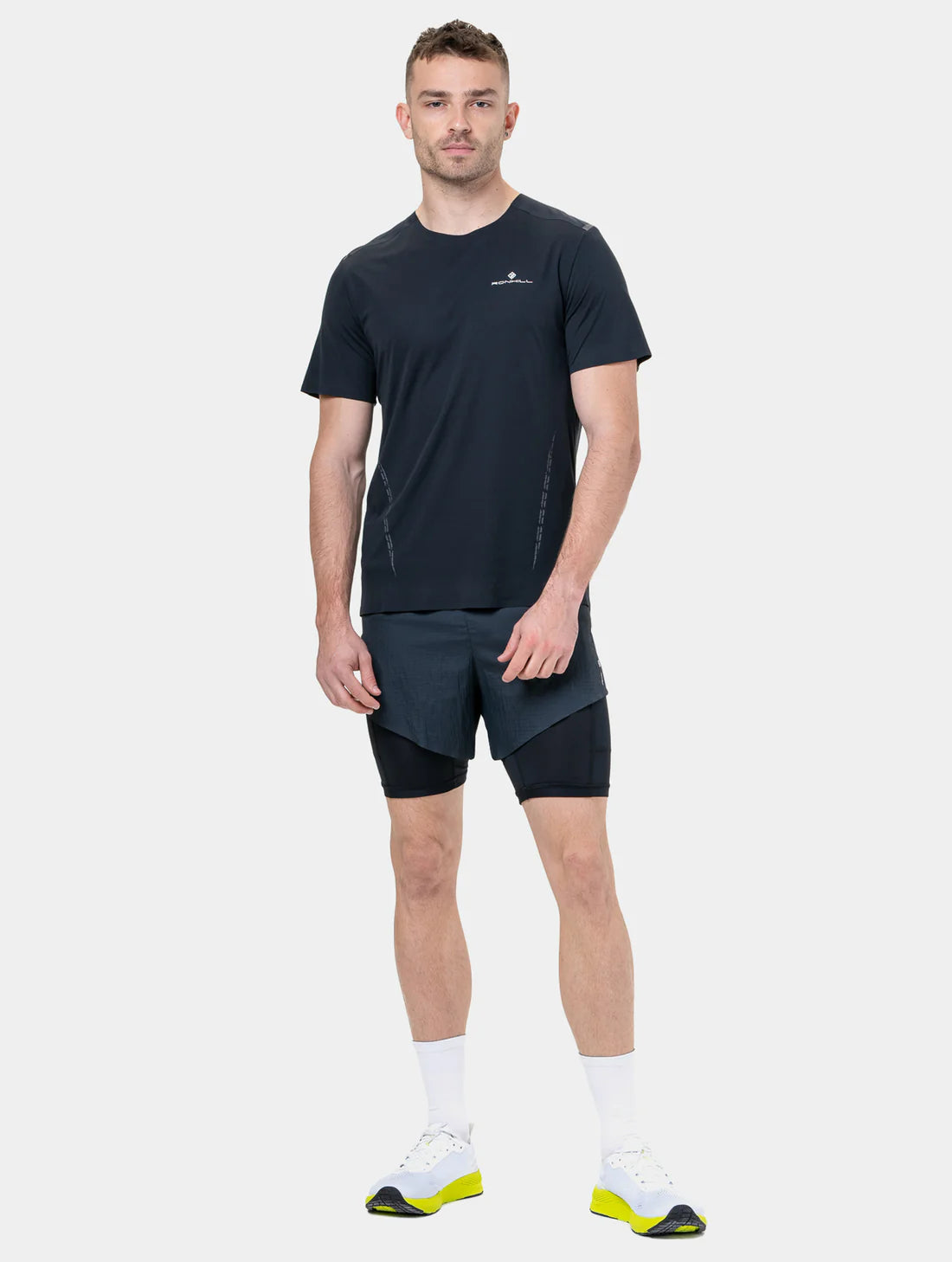 Ronhill Tech Race Men's Twin Short - Bog Dog Running