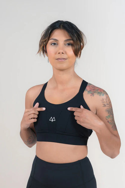 Maaree Solidarity High-Impact Sports Bra - Bog Dog Running