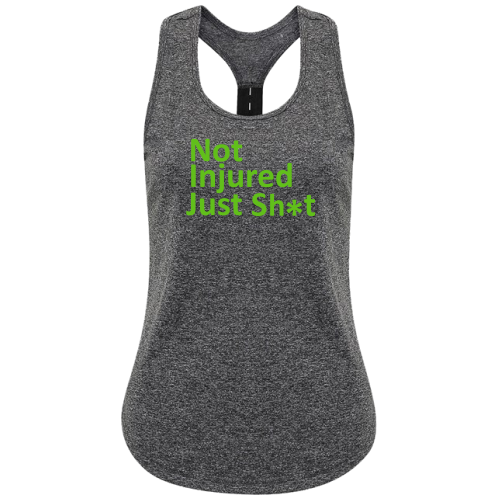 Bog Dog Not Injured Ladies Strap Vest - Bog Dog Running