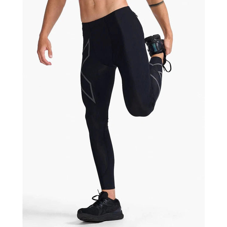 2XU Men's Light Speed Compression Tights Bog Dog Running