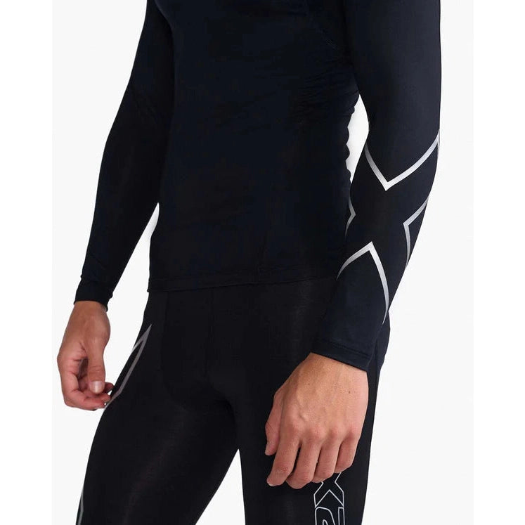 2XU Men's Compression L/S Baselayer Bog Dog Running