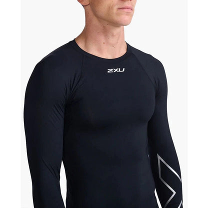 2XU Men's Compression L/S Baselayer Bog Dog Running