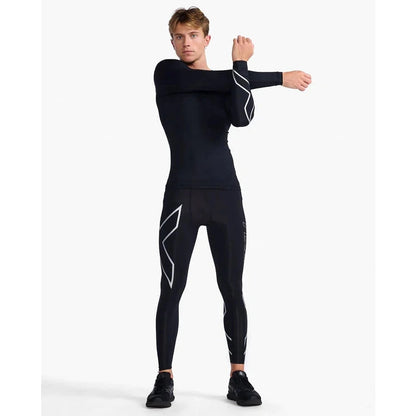 2XU Men's Compression L/S Baselayer Bog Dog Running