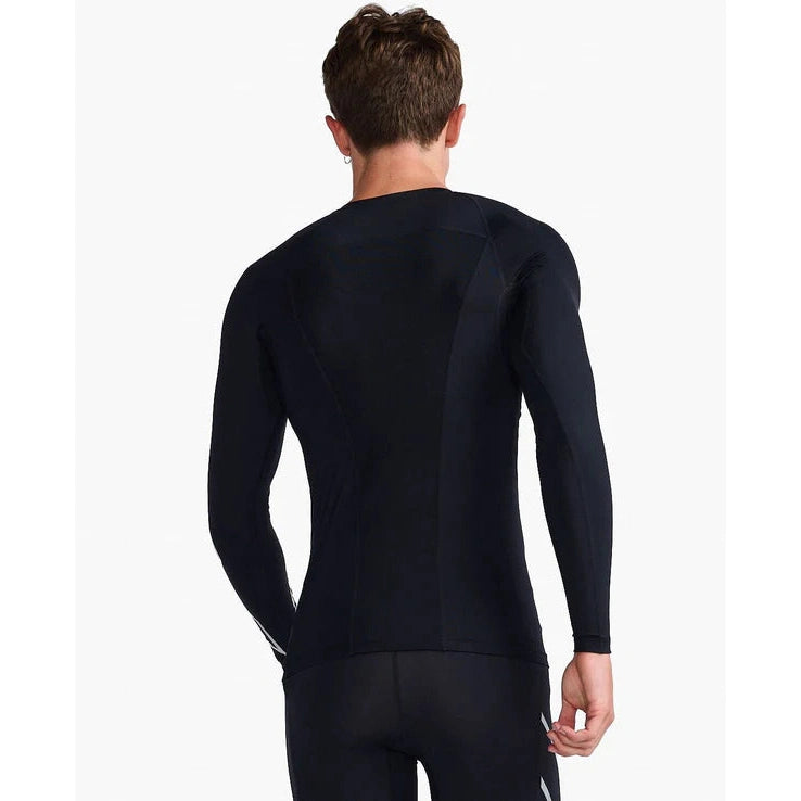 2XU Men's Compression L/S Baselayer Bog Dog Running