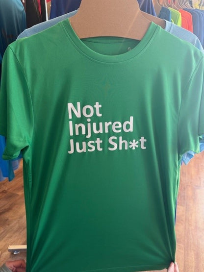 Bog Dog's Own #Notinjuredjustsh*t Unisex T-Shirt - Bog Dog Running