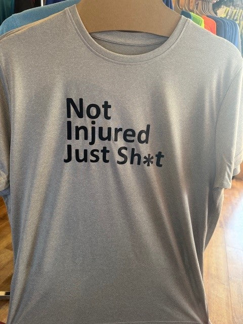 Bog Dog's Own #Notinjuredjustsh*t Unisex T-Shirt - Bog Dog Running