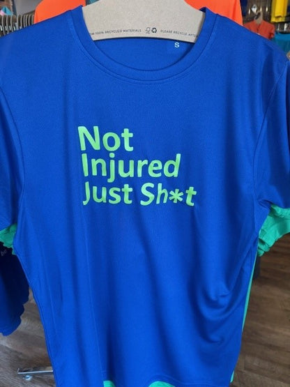 Bog Dog's Own #Notinjuredjustsh*t Unisex T-Shirt - Bog Dog Running