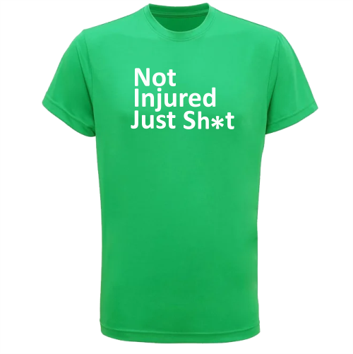 Bog Dog's Own #Notinjuredjustsh*t Unisex T-Shirt - Bog Dog Running