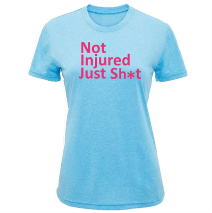 Bog Dog's Own #Notinjuredjustsh*t Women's T-Shirt - Bog Dog Running