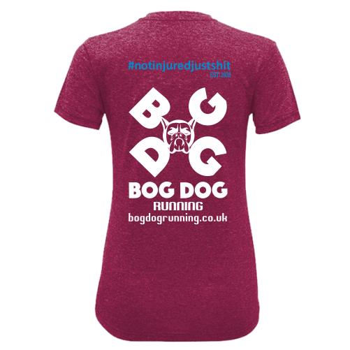 Bog Dog's Own #Notinjuredjustsh*t Women's T-Shirt - Bog Dog Running