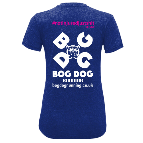 Bog Dog's Own #Notinjuredjustsh*t Women's T-Shirt - Bog Dog Running