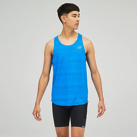 New Balance Men's Q Speed Jacquard Tank Bog Dog Running