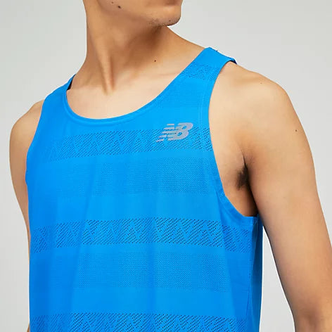 New Balance Men's Q Speed Jacquard Tank Bog Dog Running