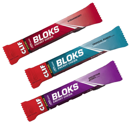 Clif Bloks Energy Chews Bog Dog Running