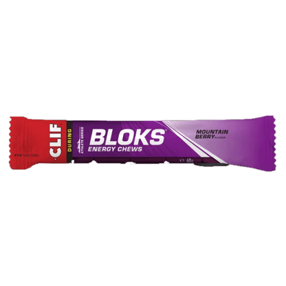 Clif Bloks Energy Chews Bog Dog Running