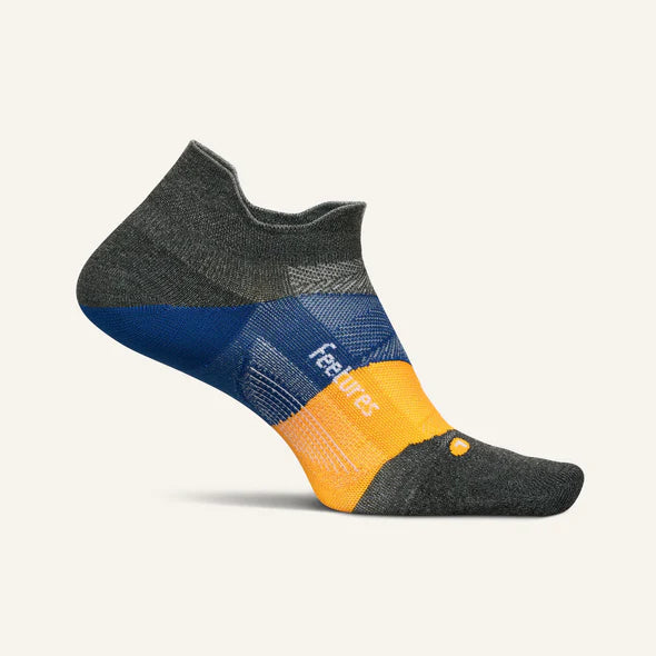 Feetures Elite Ultra Light No Show Tab Sock - Bog Dog Running