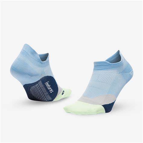 Feetures Elite Ultra Light No Show Tab Sock - Bog Dog Running