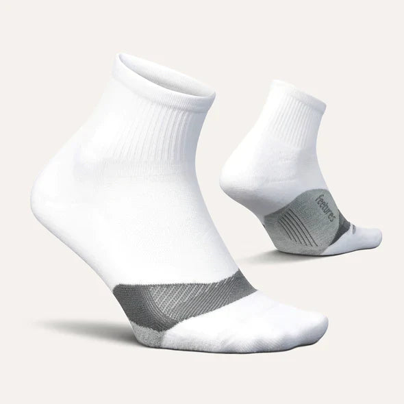 Feetures Elite Light Cushion Quarter Socks - Bog Dog Running