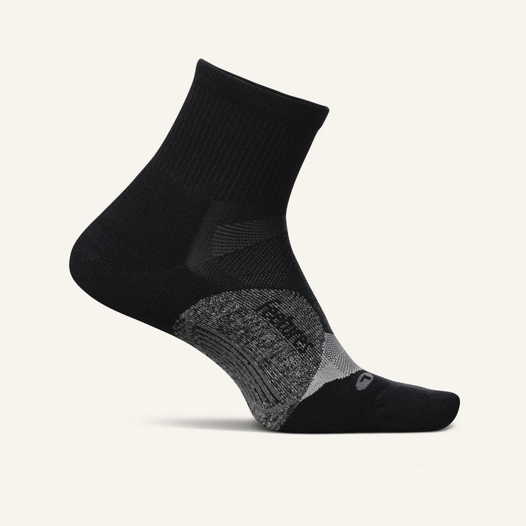 Feetures Elite Light Cushion Quarter Socks - Bog Dog Running