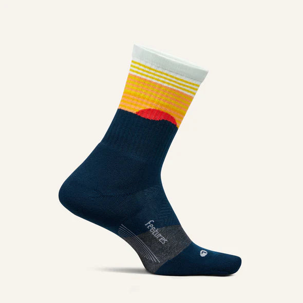 Feetures Trail Max Cushion Mini Crew Sock - Bog Dog Running