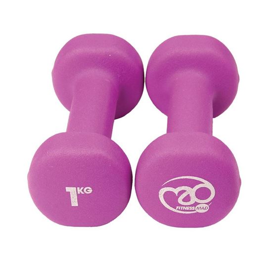 Mad Fitness Neoprene Dumbells - Bog Dog Running