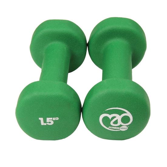 Mad Fitness Neoprene Dumbells - Bog Dog Running