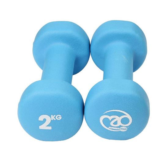 Mad Fitness Neoprene Dumbells - Bog Dog Running