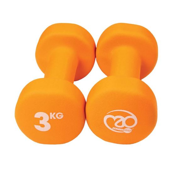 Mad Fitness Neoprene Dumbells - Bog Dog Running