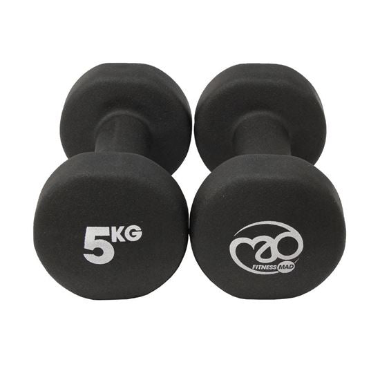 Mad Fitness Neoprene Dumbells - Bog Dog Running