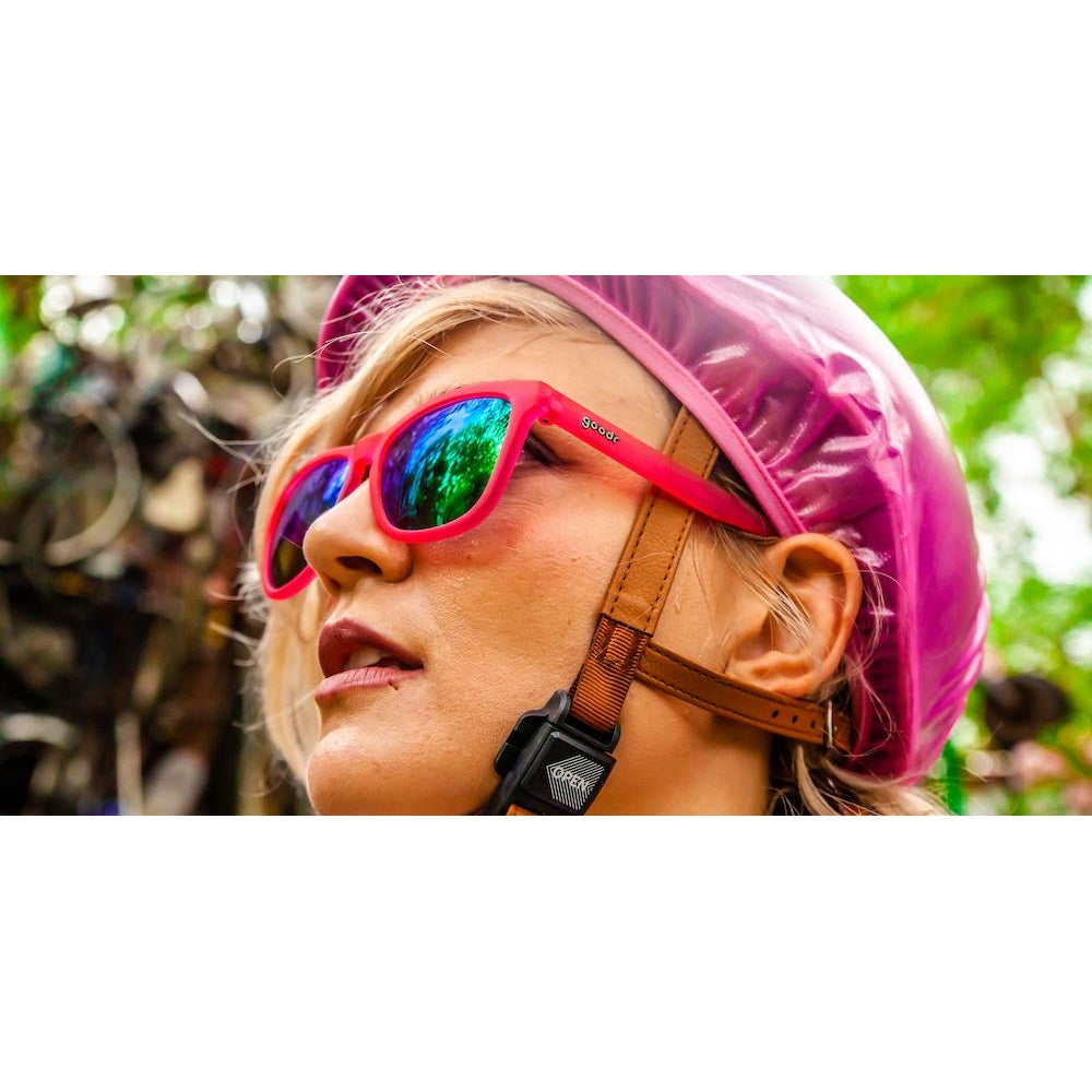 Goodr Flamingo's on a Booze Cruise Sunglasses Goodr