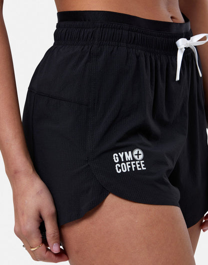 Gym+Coffee Ripstop Ladies Shorts - Bog Dog Running