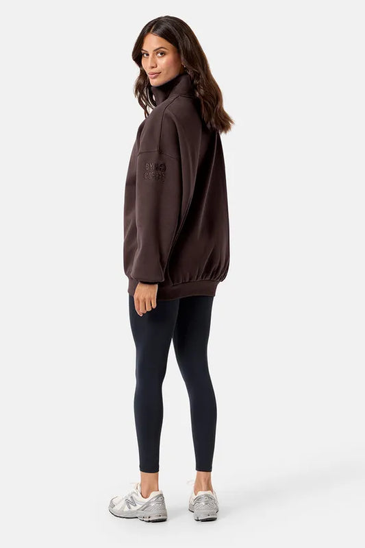 Gym+Coffee  Snap Collar Sierra Sweatshirt - Bog Dog Running