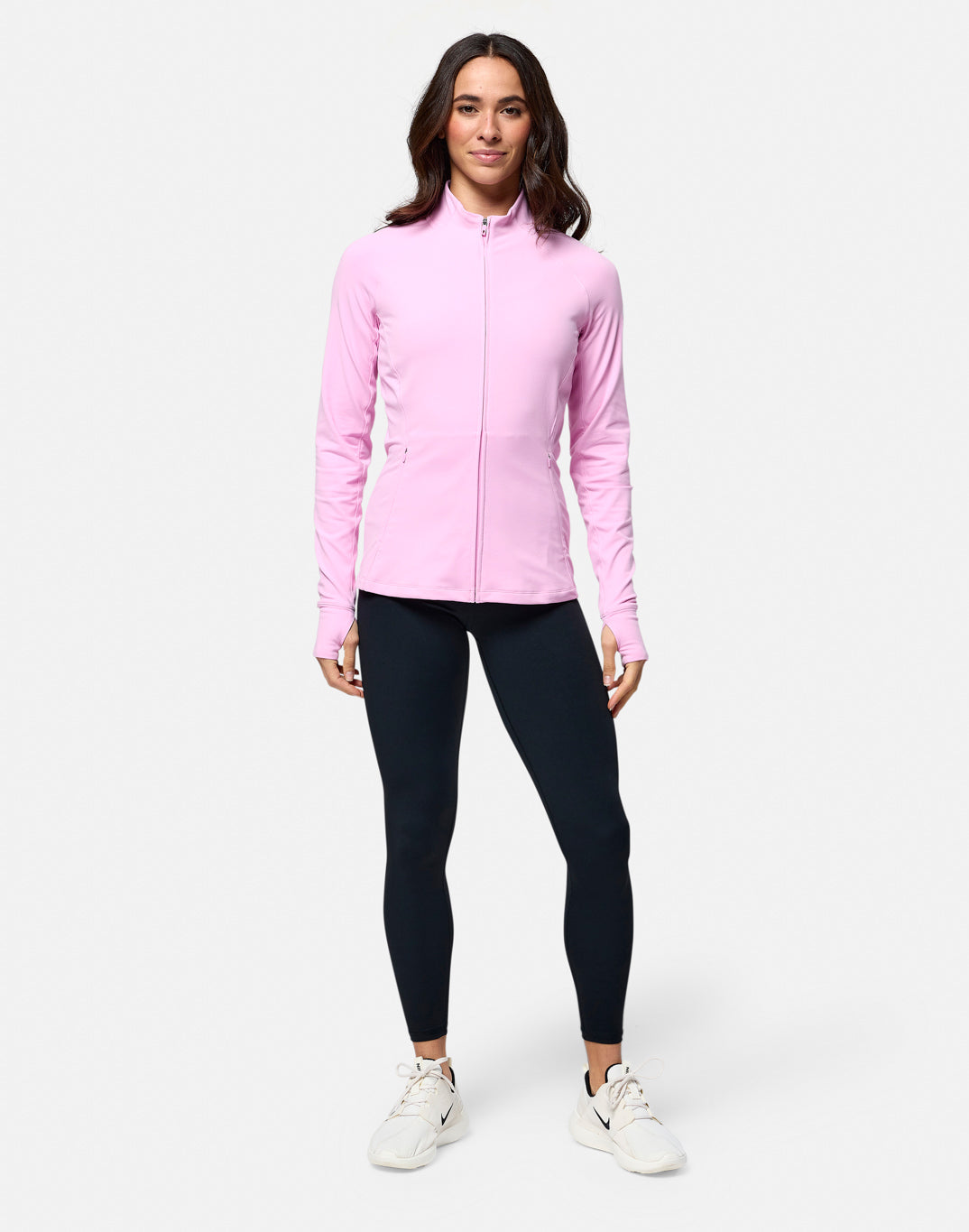 Gym+Coffee Relentless Full Zip Womens Jacket - Bog Dog Running